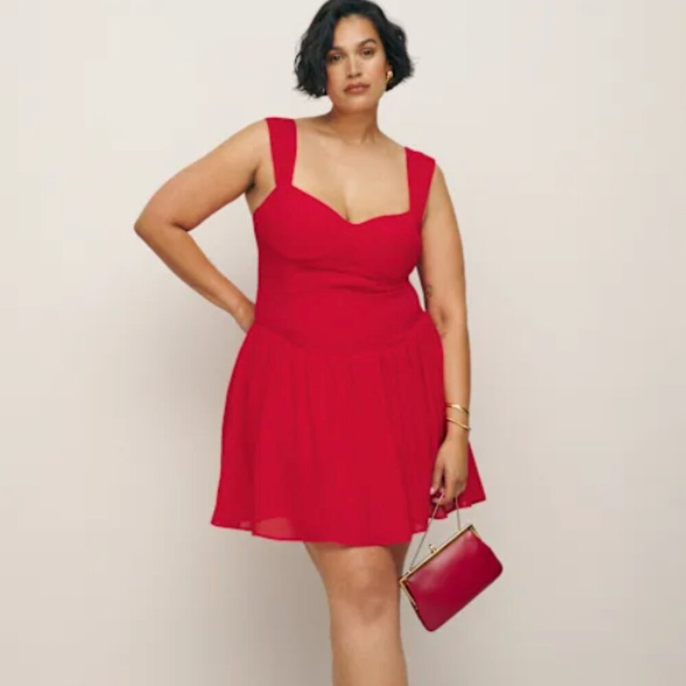 Reformation Red Mini Dress